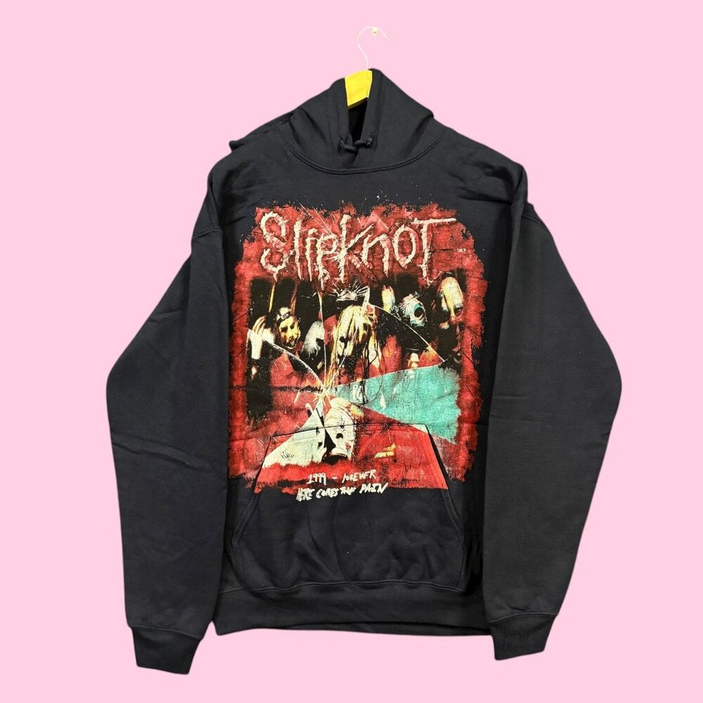 Slipknot Here Comes the Pain Heavy Metal Band Hoodie M
